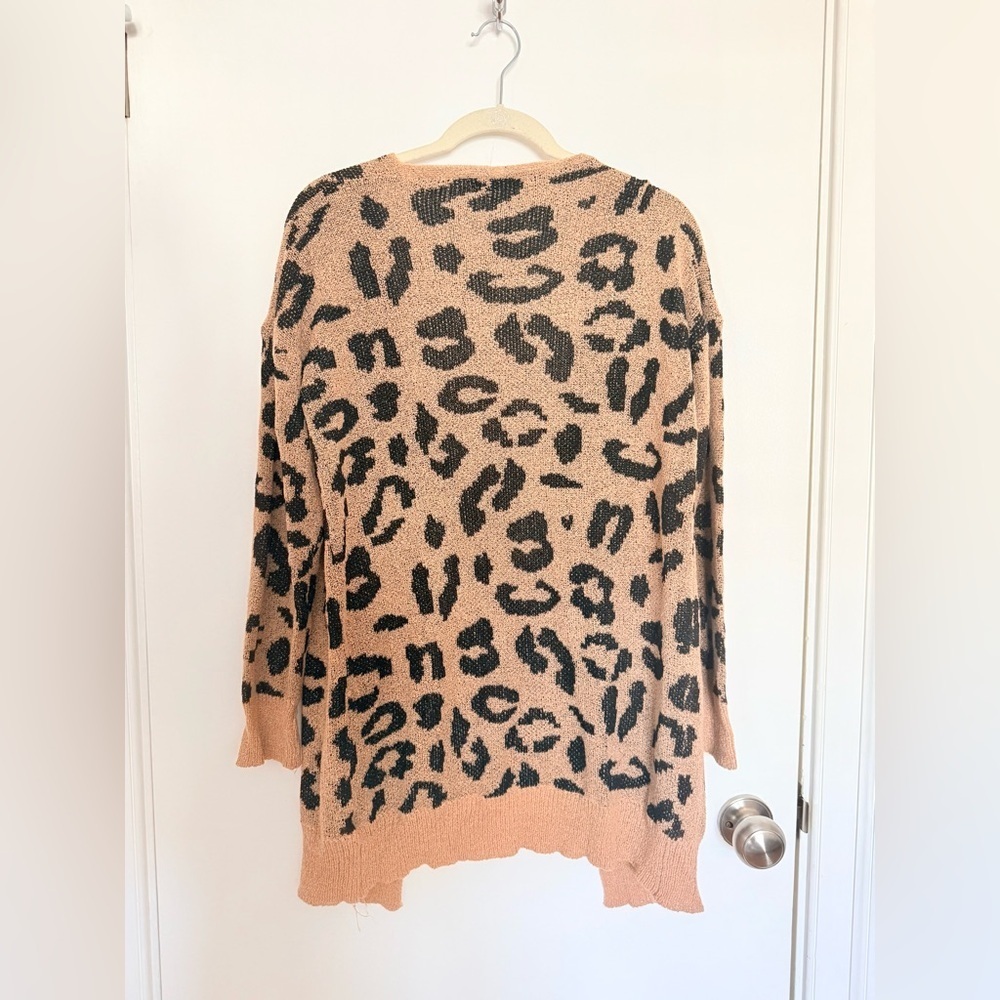 Leopard‎ Print Cardigan - Picture 2 of 4